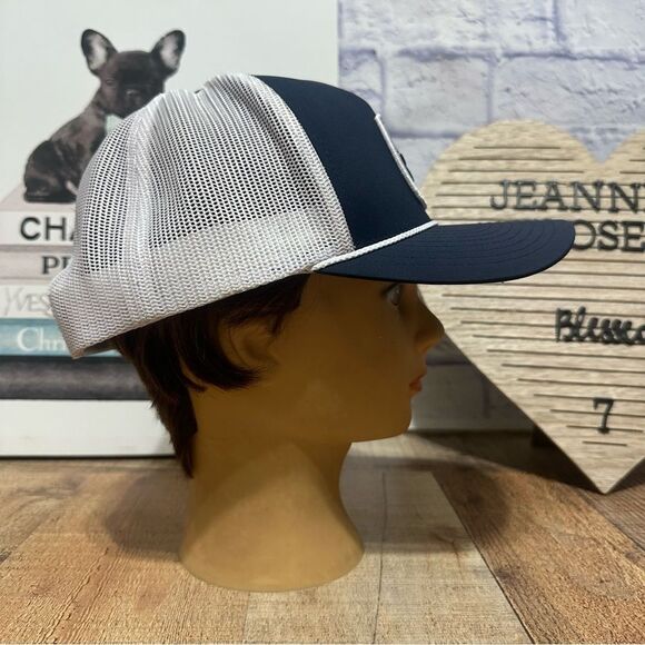 HOOEY DALLAS COWBOYS SNAPBACK HAT GREY W/GREY & NAVY STAR LOGO - Picture 4 of 8